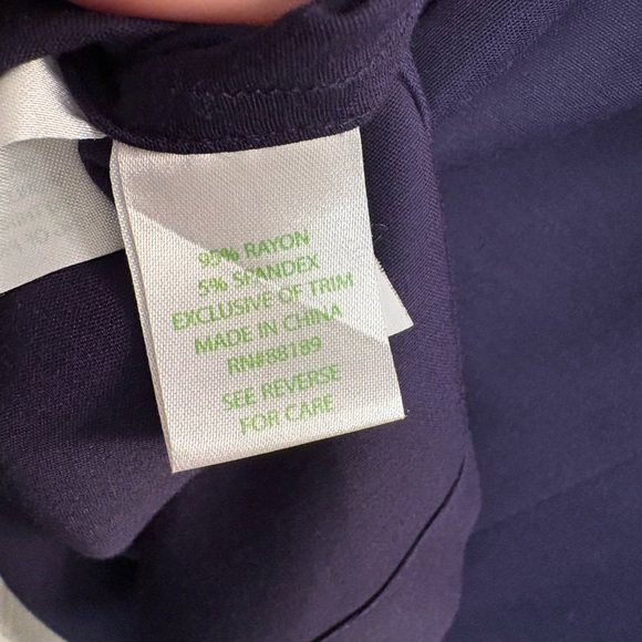 Lilly Pulitzer Navy and Gold Dress size‎ 4 - Picture 13 of 14